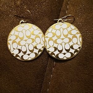 Coach costume earrings
